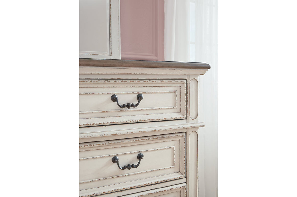 Realyn Two-tone Dresser and Mirror from Ashley - Luna Furniture