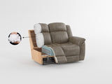 9501MBE-1 Swivel Glider Reclining Chair from Homelegance - Luna Furniture