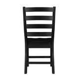 Redmond White/Black 7-Piece 72" Dining Set from Homelegance - Luna Furniture