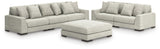 Regent Park Pewter 3-Piece Sectional Sofa and 2-Piece Sectional Loveseat from Ashley - Luna Furniture