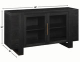 Reid 60″ Server, Black Finish from Steve Silver - Luna Furniture