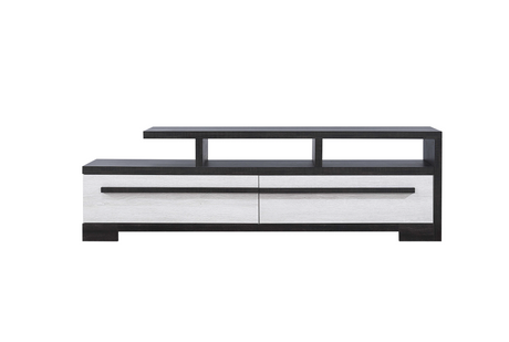 Remington Black/White 72" TV Stand from Crown Mark - Luna Furniture