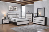 Remington Black/White Chest from Crown Mark - Luna Furniture