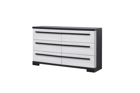 Remington Black/White Dresser from Crown Mark - Luna Furniture