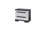 Remington Black/White Nightstand from Crown Mark - Luna Furniture