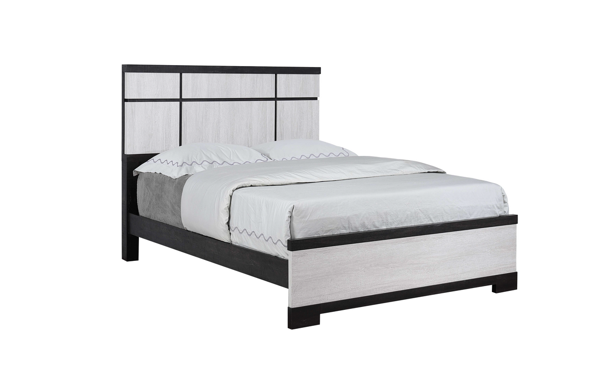 Remington Black/White Panel Bedroom Set from Crown Mark - Luna Furniture
