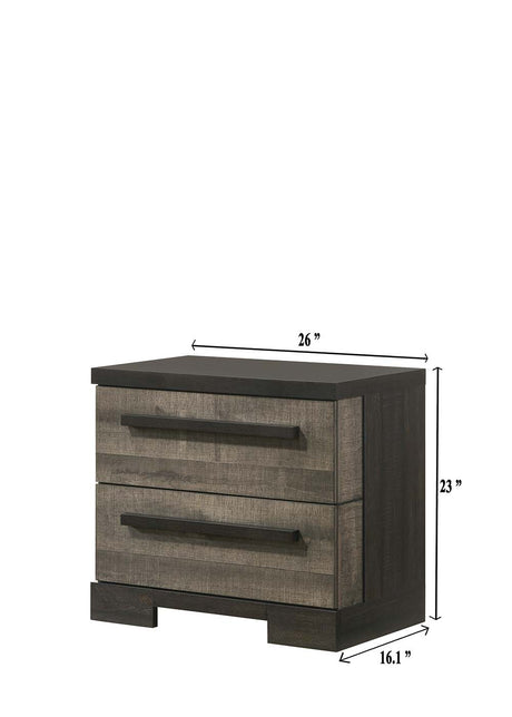 Remington Brown/Gray Panel Bedroom Set from Crown Mark - Luna Furniture