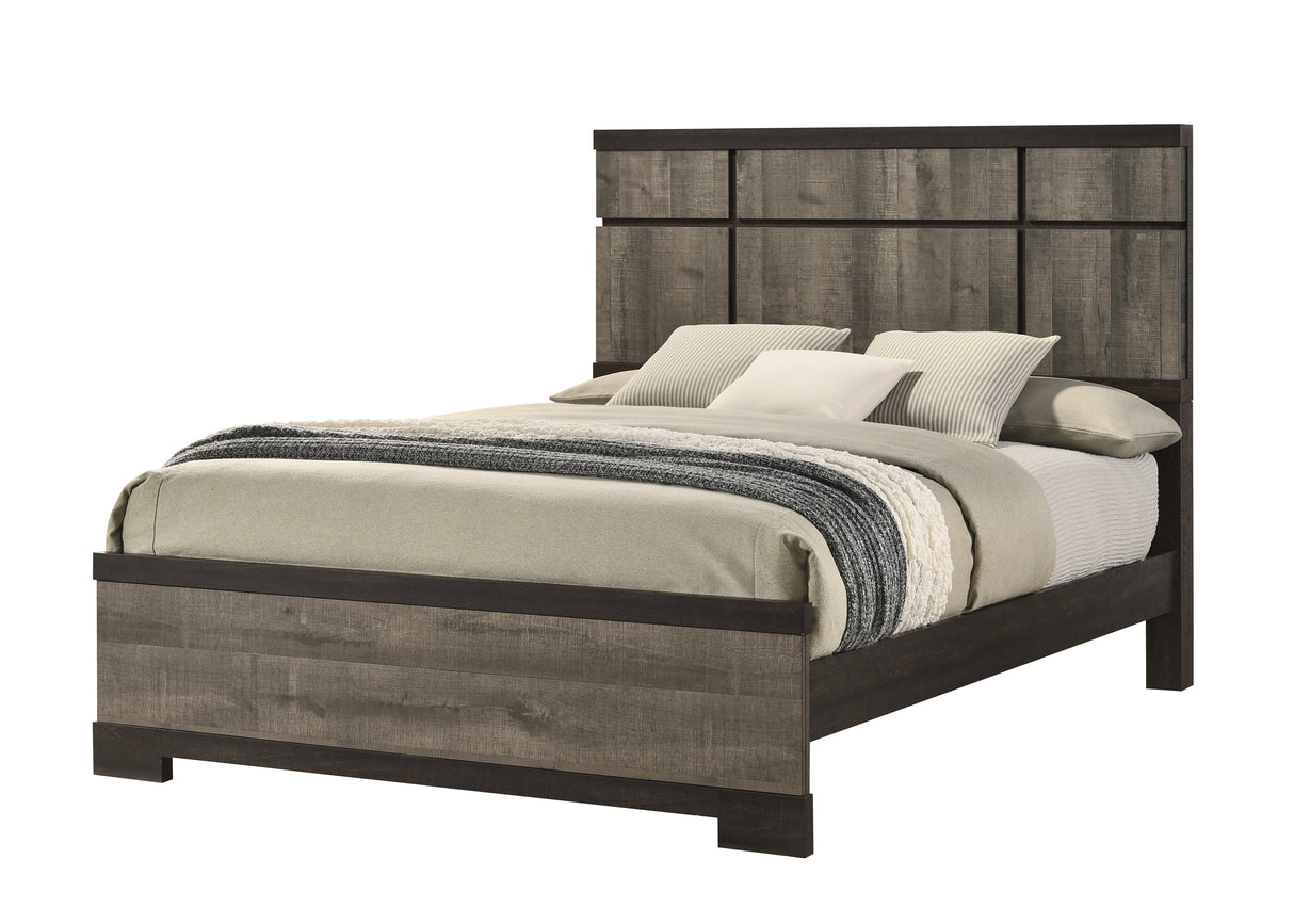 Remington Brown/Gray Panel Bedroom Set from Crown Mark - Luna Furniture