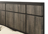 Remington Brown/Gray Queen Panel Bed from Crown Mark - Luna Furniture