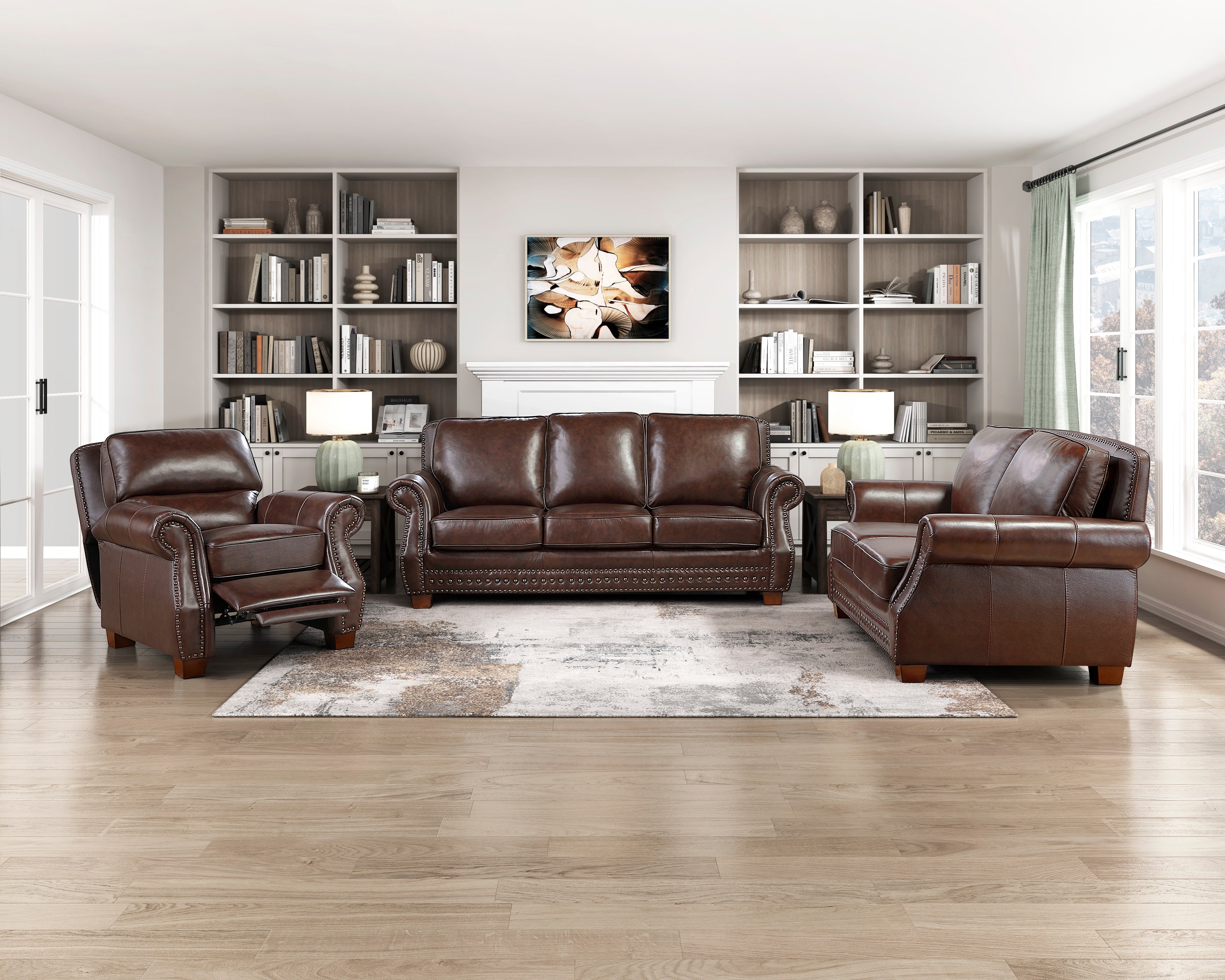 Remington Brown Love Seat – Luna Furniture