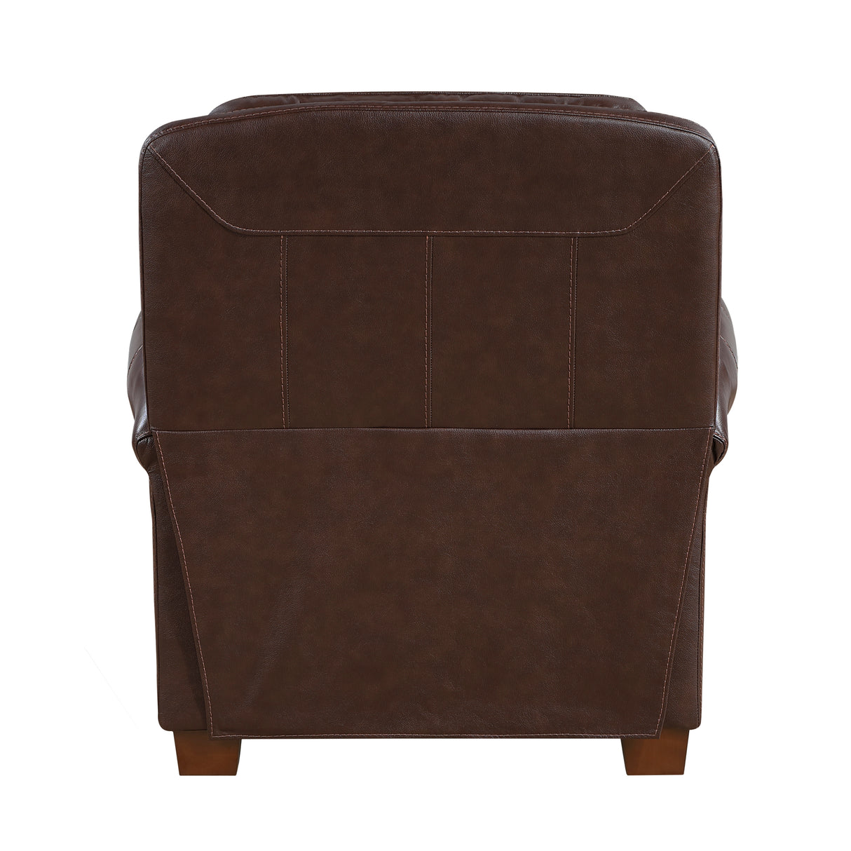 Remington Brown Push Back Leather Reclining Chair from Homelegance - Luna Furniture