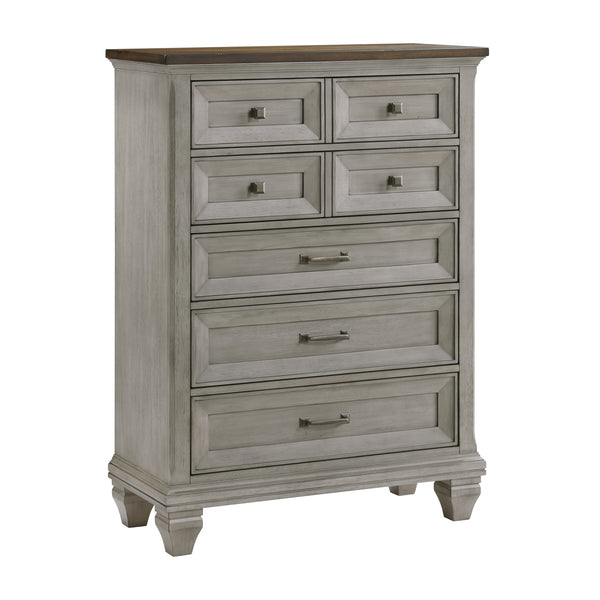 Renton Antique Gray/Brown Chest