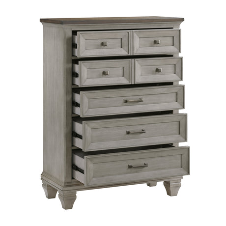 Renton Antique Gray/Brown Chest from Homelegance - Luna Furniture