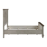 Renton Antique Gray/Brown King Panel Bed from Homelegance - Luna Furniture