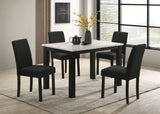Resia Black/White Dining Set from Crown Mark - Luna Furniture