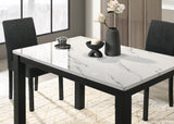 Resia Black/White Dining Set from Crown Mark - Luna Furniture