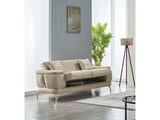 Resital 3-pieces (Sofa & Loveseat & Chair) Livingroom Set in Beige from Furnia - Luna Furniture