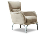 Resital 3-pieces (Sofa & Loveseat & Chair) Livingroom Set in Beige from Furnia - Luna Furniture