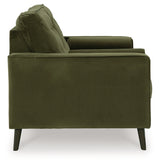 Reveon Lakes Olive Loveseat from Ashley - Luna Furniture