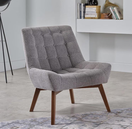 Revere Grey Accent Chair from Bellona - Luna Furniture