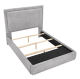 Reverie Pewter King Bed with Drawer from Crown Mark - Luna Furniture