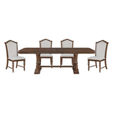 Rexford Cherry 5-Piece 96" Extendable Dining Set from Homelegance - Luna Furniture