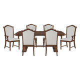 Rexford Cherry 7-Piece 96" Extendable Dining Set from Homelegance - Luna Furniture