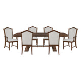 Rexford Cherry 7-Piece 96" Extendable Dining Set from Homelegance - Luna Furniture