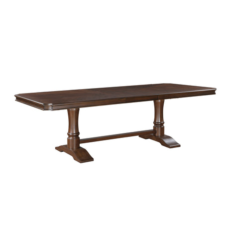 Rexford Cherry 7-Piece 96" Extendable Dining Set from Homelegance - Luna Furniture