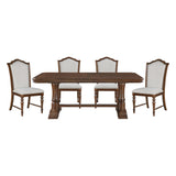 Rexford Cherry 96" Extendable Dining Set from Homelegance - Luna Furniture