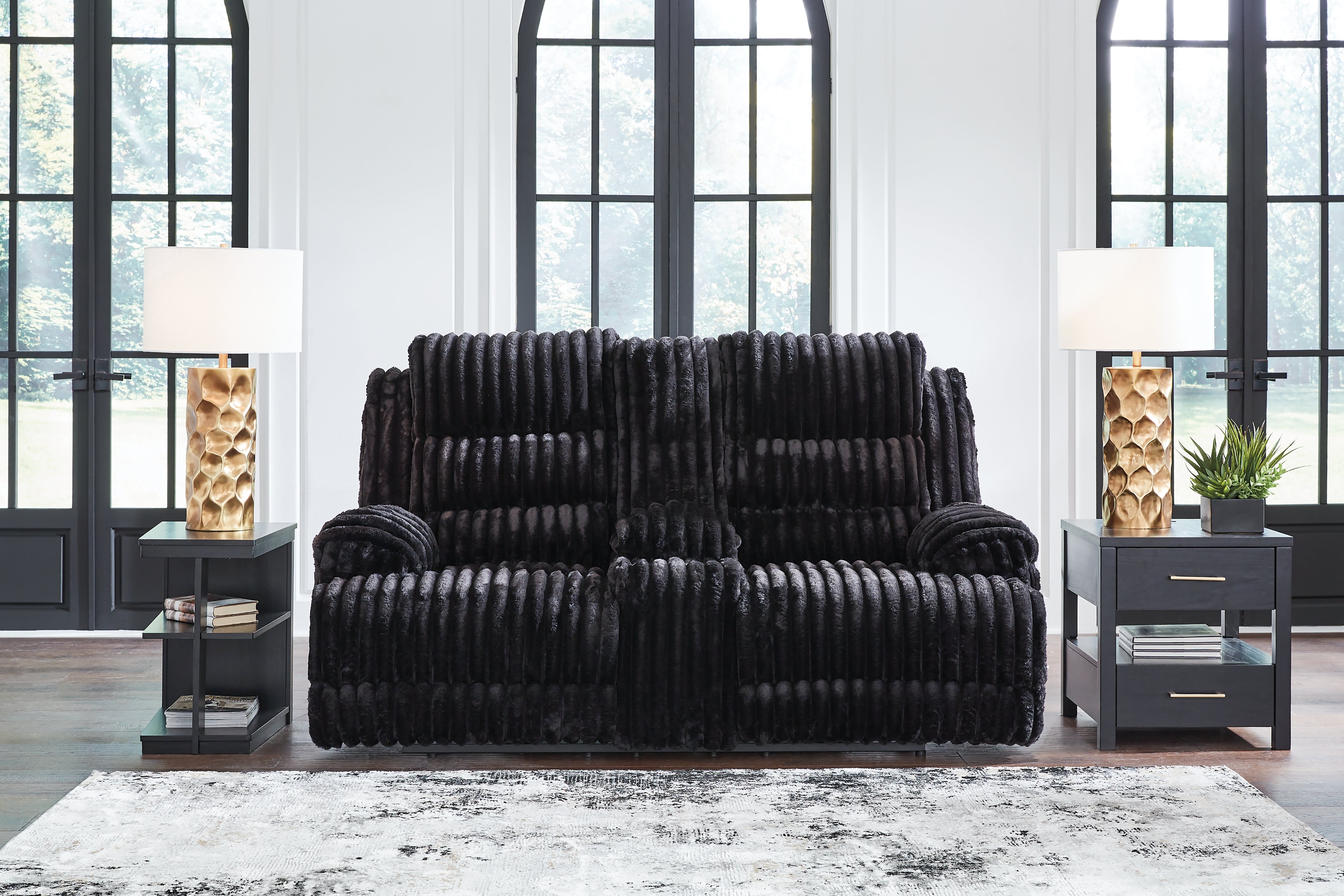 Ashley Rhine Falls Power Reclining Sofa and Loveseat – Luna Furniture