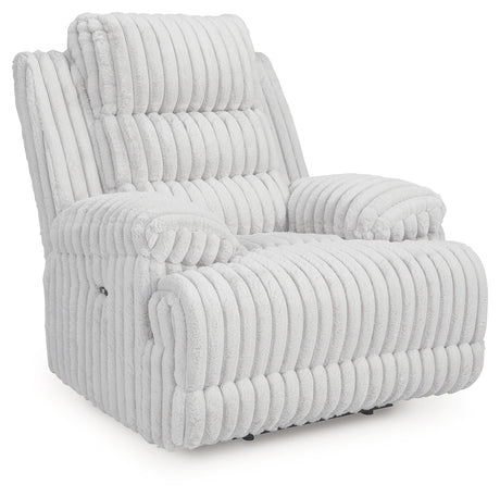 Rhines Falls Alloy Power Recliner from Ashley - Luna Furniture