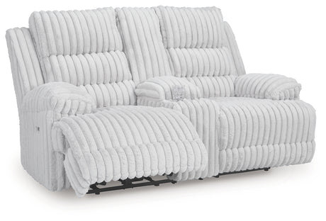 Rhines Falls Power Reclining Sofa and Loveseat from Ashley - Luna Furniture