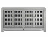 Rio Gray 4-Door Accent Cabinet from Steve Silver - Luna Furniture