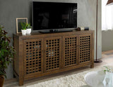 Rio Mocha 4-Door Accent Cabinet from Steve Silver - Luna Furniture