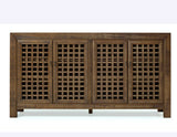 Rio Mocha 4-Door Accent Cabinet from Steve Silver - Luna Furniture