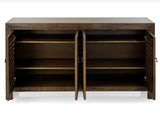 Rio Mocha 4-Door Accent Cabinet from Steve Silver - Luna Furniture