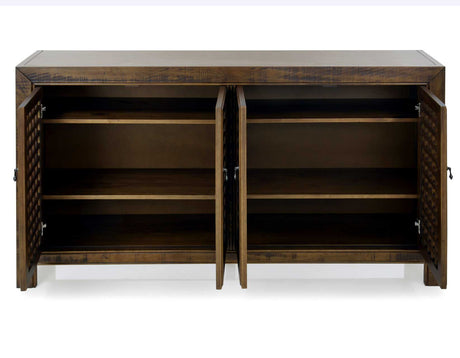 Rio Mocha 4-Door Accent Cabinet from Steve Silver - Luna Furniture