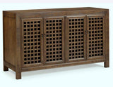 Rio Mocha 4-Door Accent Cabinet from Steve Silver - Luna Furniture