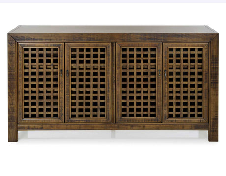 Rio Mocha 4-Door Accent Cabinet from Steve Silver - Luna Furniture