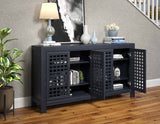 Rio Navy 4-Door Accent Cabinet from Steve Silver - Luna Furniture