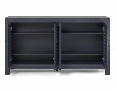 Rio Navy 4-Door Accent Cabinet from Steve Silver - Luna Furniture