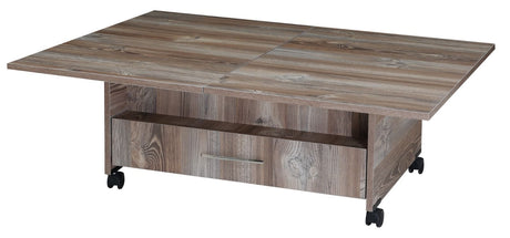 Rio Walnut Smart Coffee Table from Furnia - Luna Furniture