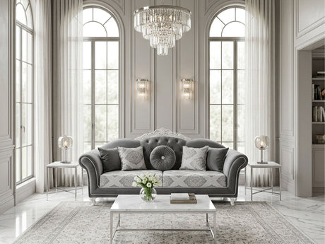 Rio Gray Stationary Living Room Sofa from Furnia - Luna Furniture