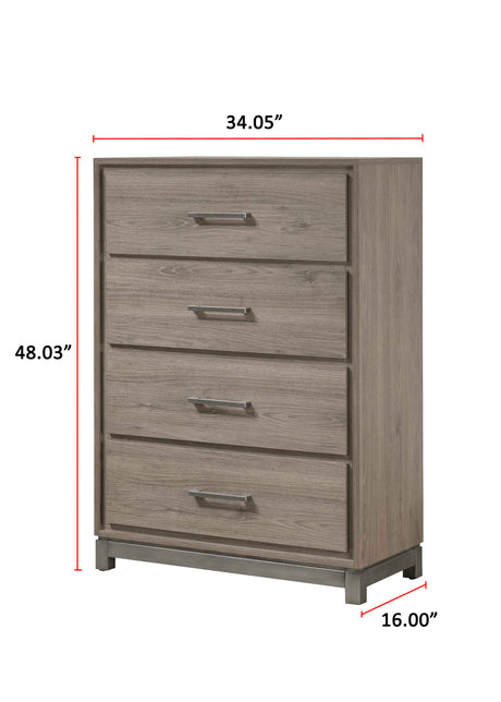 River Brown Chest from Crown Mark - Luna Furniture