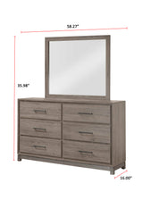 River Brown Dresser from Crown Mark - Luna Furniture