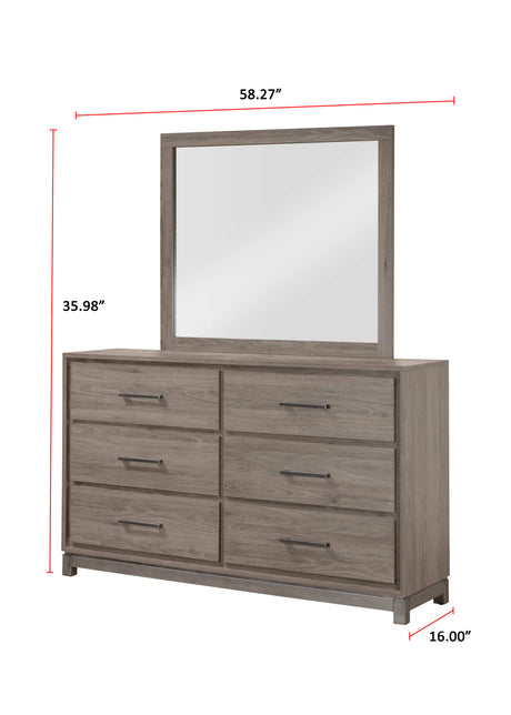 River Brown Dresser from Crown Mark - Luna Furniture