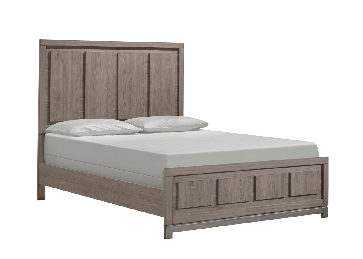 River Brown Queen Panel Bed from Crown Mark - Luna Furniture
