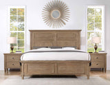 Riverdale Driftwood 4-Piece King Panel Bedroom Set from Steve Silver - Luna Furniture