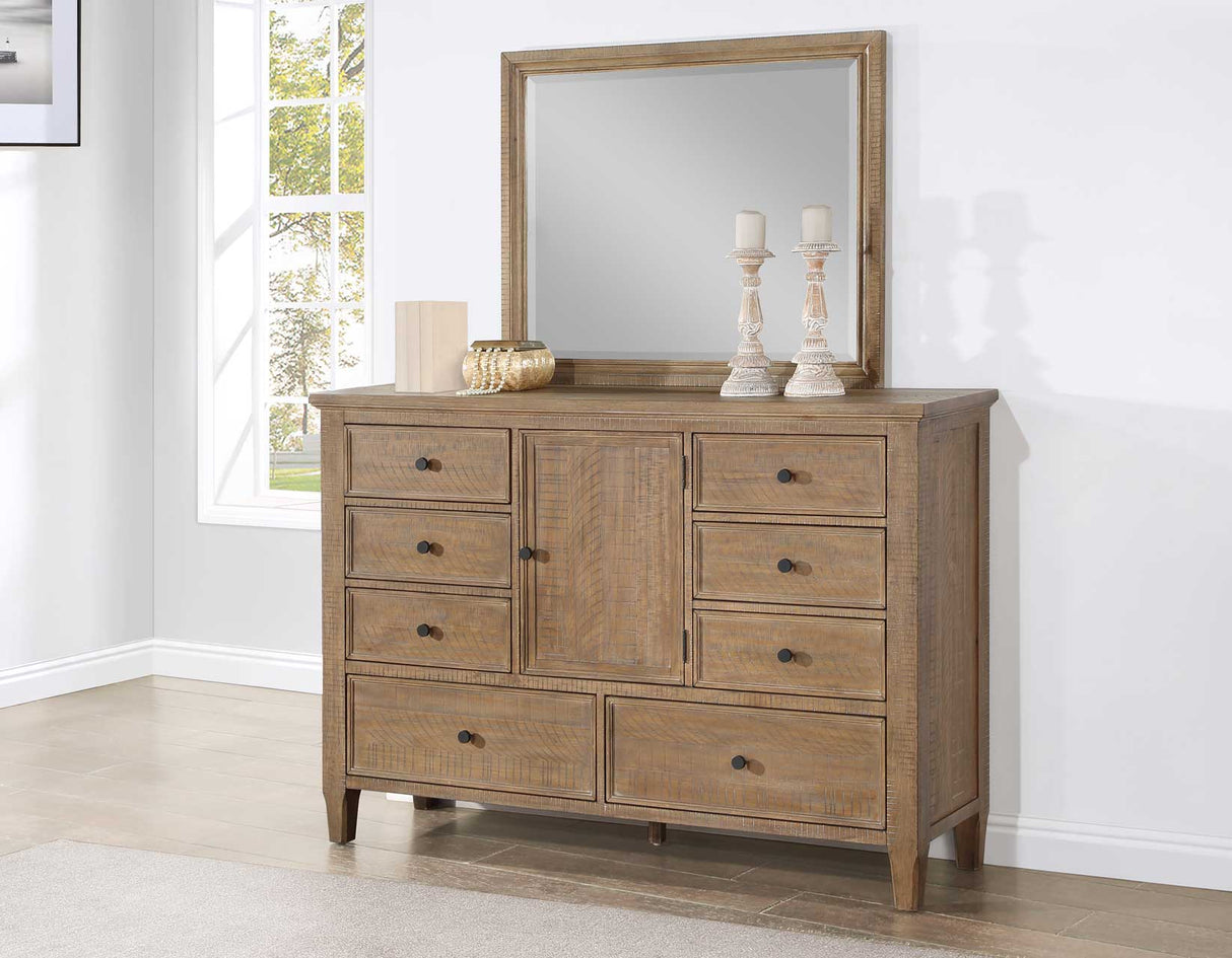 Riverdale Driftwood 4-Piece King Storage Platform Bedroom Set from Steve Silver - Luna Furniture